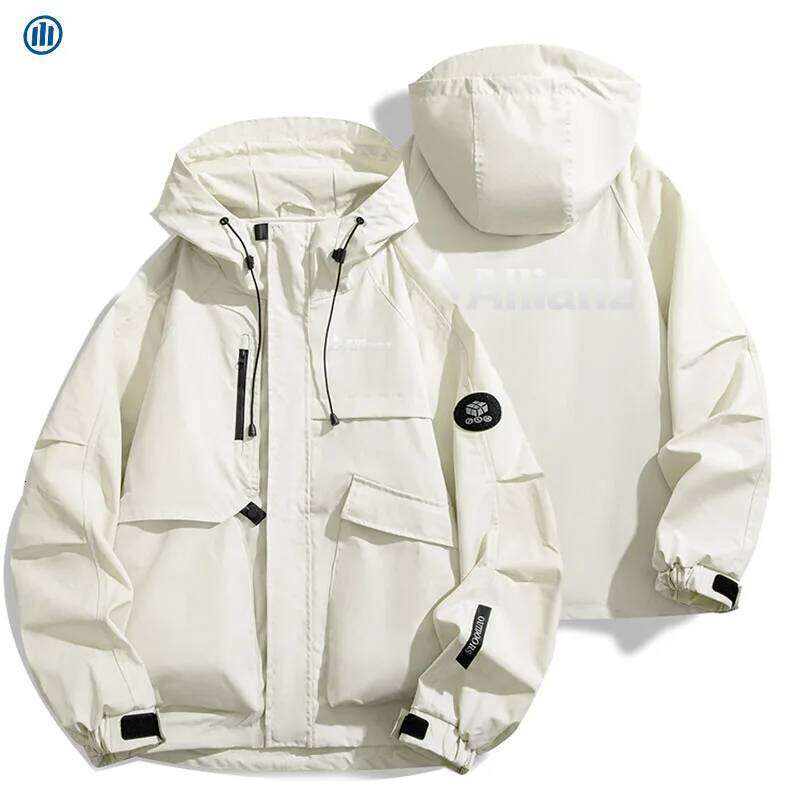 Allianz Men's Waterproof Hiking Jacket Windproof, Breathable, Cool Stylish - Suitable for Fishing, Camping and Mountaineer W260626 - view 5