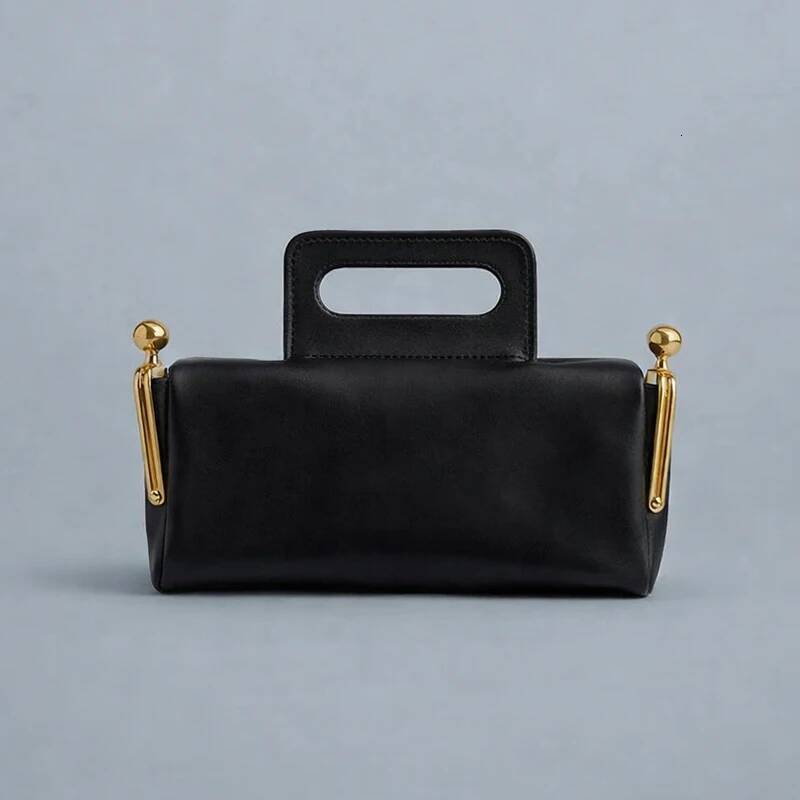 NEW Two Side Clamp Design Frame Kiss Lock For Women Luxury Handbag Purse 2026 New In PU Underarm Shoulder Bag Andralyn - view 7