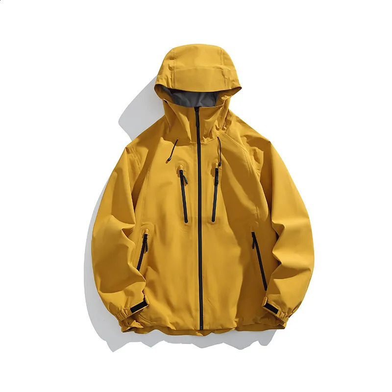 2026 Outdoor Laminated Hard Shell Windproof Waterproof Solid Color Fashionable Camping Fishing Sports Versatile Casual Jacket 260623 - view 3
