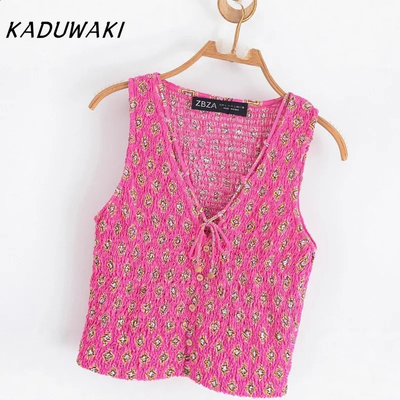 KADUWAKI Y2k Printed Maxi Skirts Set Sleeveless LaceUp Tank Tops High Waist Baggy Boho Summer Beach Vacation 2piece 260625 - view 4