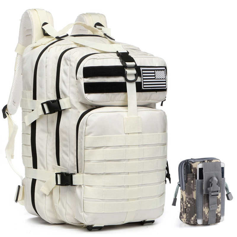 Outdoor Backpack 3P Hiking Tactical Mountaineering Travel Backpack Double-Shoulder Bag Comes Give a small safety kit M260626 - view 1