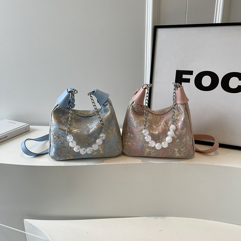 Summer New Chinese Style Women Crossbody Bag, Trendy Hot Niche Versatile Shoulder Underarm Handbag - view 3