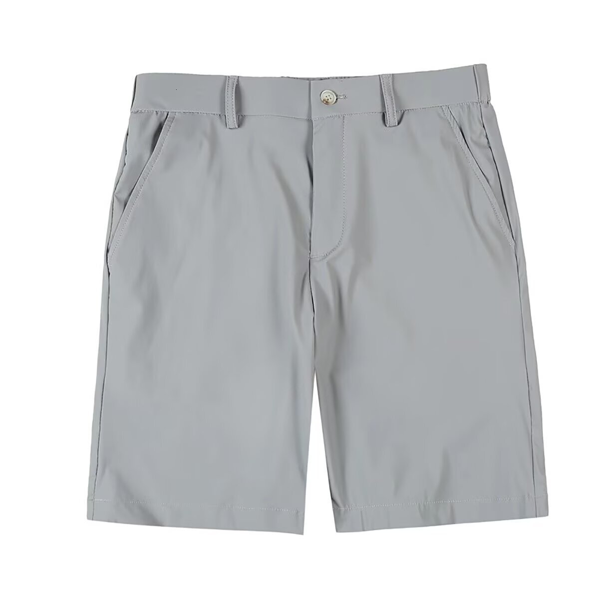 Summer Men's Thin Knee Length Shorts Breathable Quick Dry Stretch Casual Fashion Suit Shorts Plus Size Business Shorts For Men - view 6