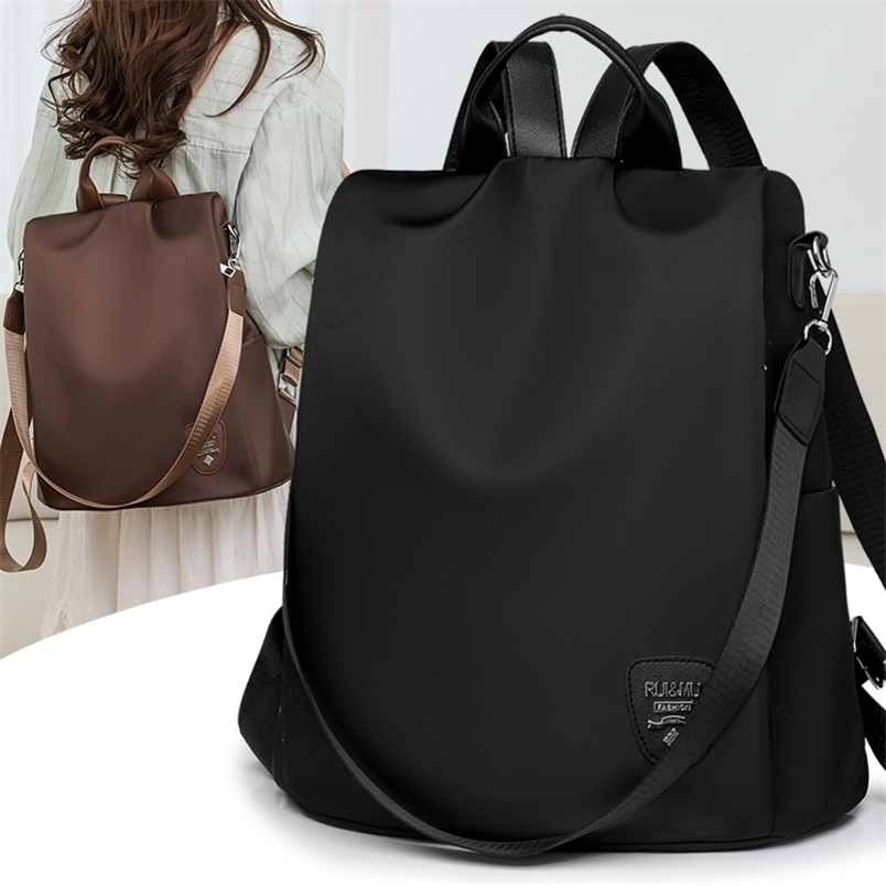 Womens AntiTheft Backpack Fashionable Travel Bag with Adjustable Shoulder Strap Large Capacity y260615