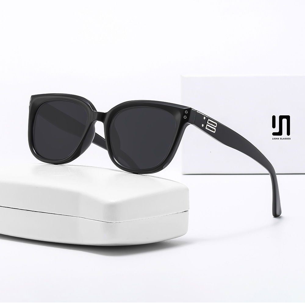 New GM Sunglasses Women, High-End Feel, Slimming Effect Large Faces, Summer UV Protection, Driving Polarized Glasses for Men wholesale