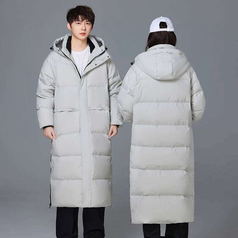 Men's Outdoor Hiking and Camping Windproof Breathable Long Down Comfortable Fashionable Trendy Winter Couple Jacket W260626 - view 5