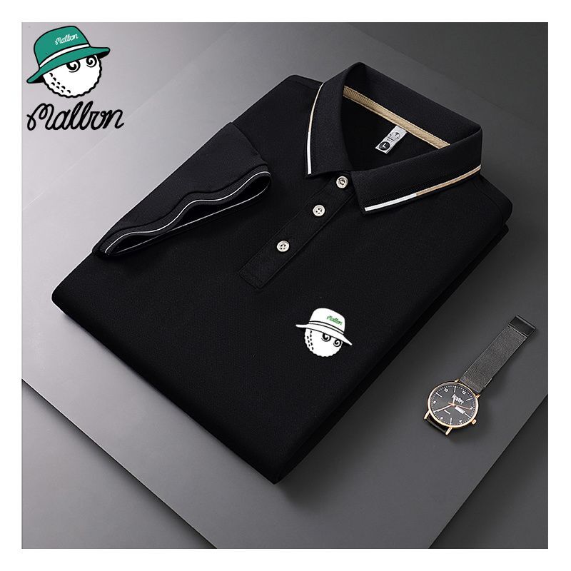 High-End Short-Sleeve Top, Summer Hit, Breathable Casual Golf Button-Up Shirt, Luxurious And Stylish Polo Shirt - view 9