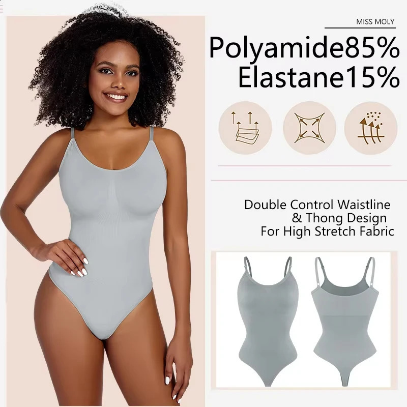 Smoothing Shapewear Bodysuit for Women Faja Full Body Shaper Thong Soft Body Shaping Sculpting Breast Slimming Underwear 260626 - view 4