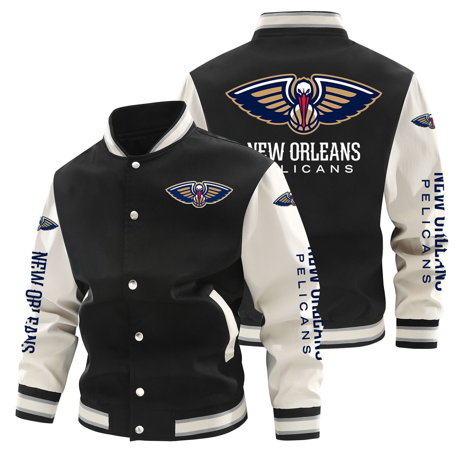 2026 Designer Men's Ball Clothing Trendy Brand Youth Coat Jacket European And American Baseball Clothing Team Digital Printed Large Baseball Clot - view 5