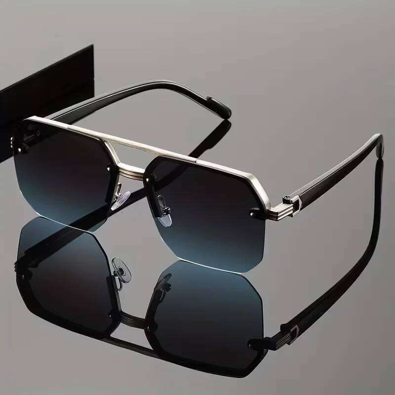 1pc Unisex Pilot Frame Multicolor Classic Personality Fashion Sunglasses For Daily Vacation Beach Party MusicFestival Decoration 26Y0626 - view 3