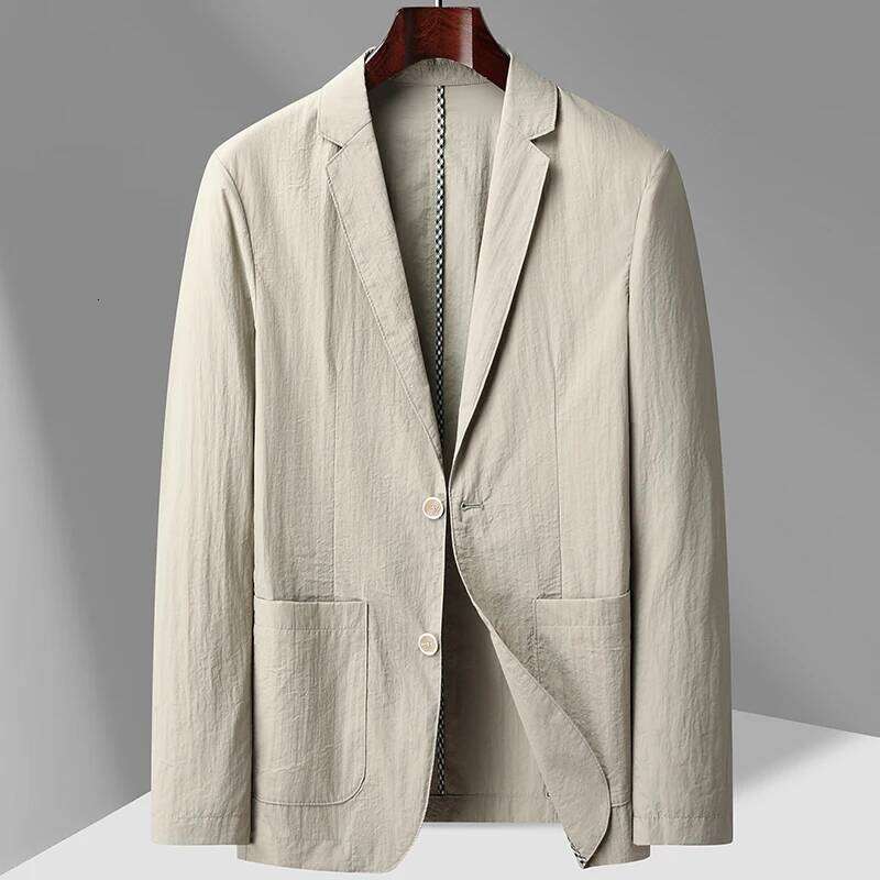 Summer thin men's fashion handsome casual high-grade sense of light luxury suit jacket single west sun-protective cl 26L0626 - view 3