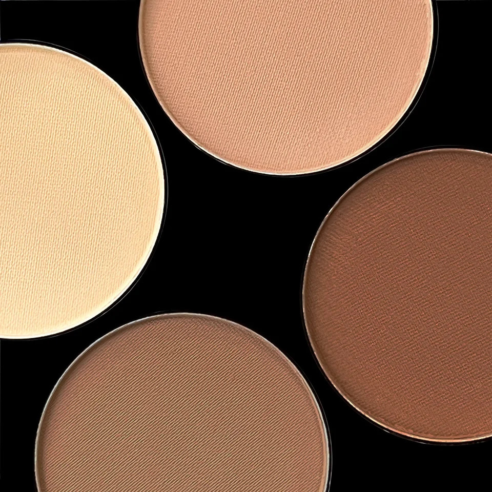 6 Colors Highlight Con Powder Palette Face Shadow Con Powder Makeup Palette With Brush Face Bronzer Color Correcti 260626 - view 3
