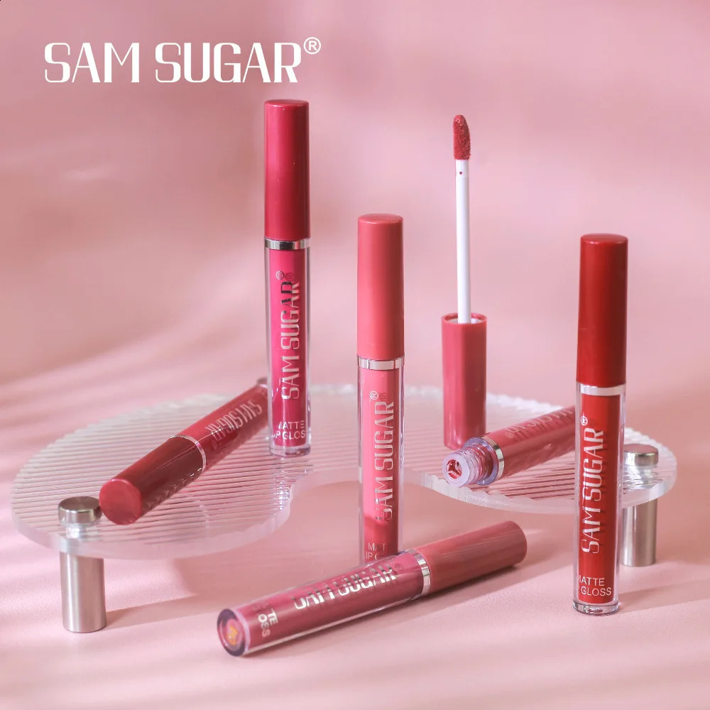 6 - Pack Matte Lip Gloss Set With Long - Lasting Color Rendering Easy To Apply Waterproof Lip Makeup Set 260618 - view 4