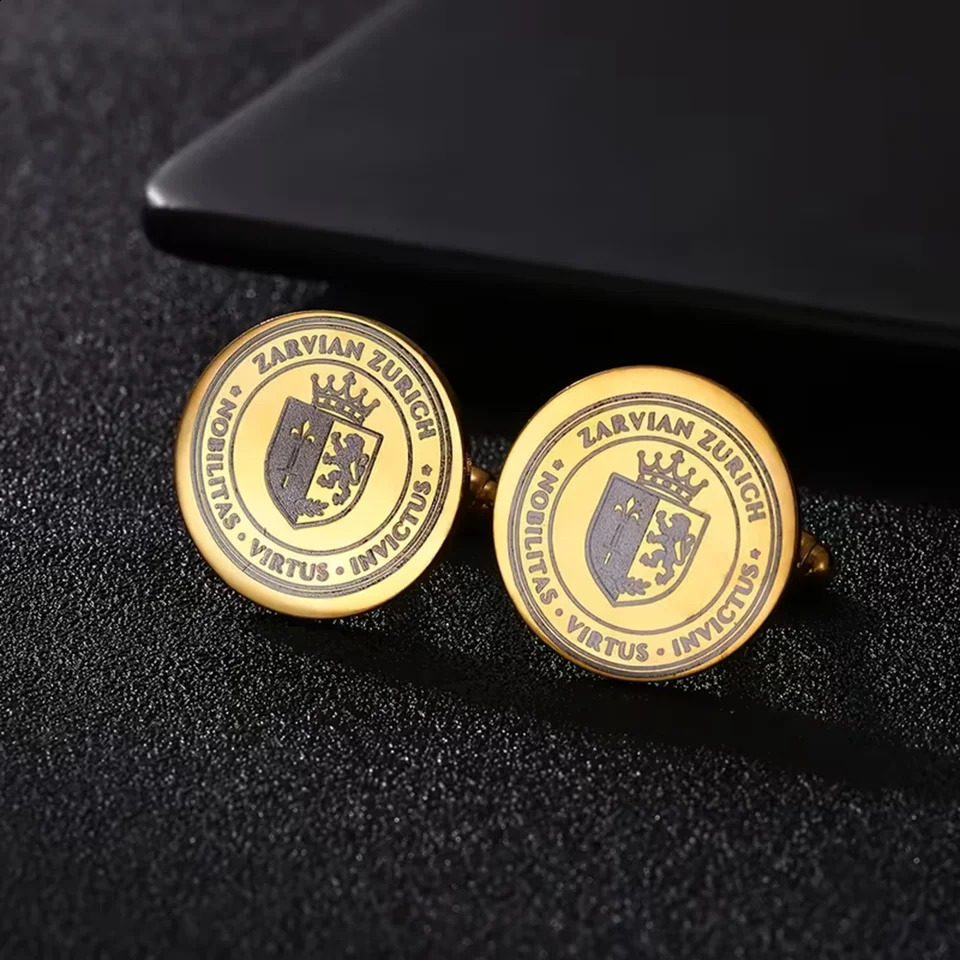 Custom Black Engraved Cufflinks Mens Picture Tie Clip Anniversary Wedding Birthday Groomsmen Gift Stainless Steel Jewelry 260626 - view 3