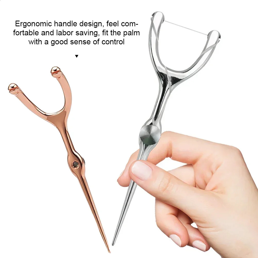 Stainless Steel Toothpick Dental Floss Portable 304 Oral Care Cleaning Gaps Tartar Y Shape Flossing 260626 - view 3