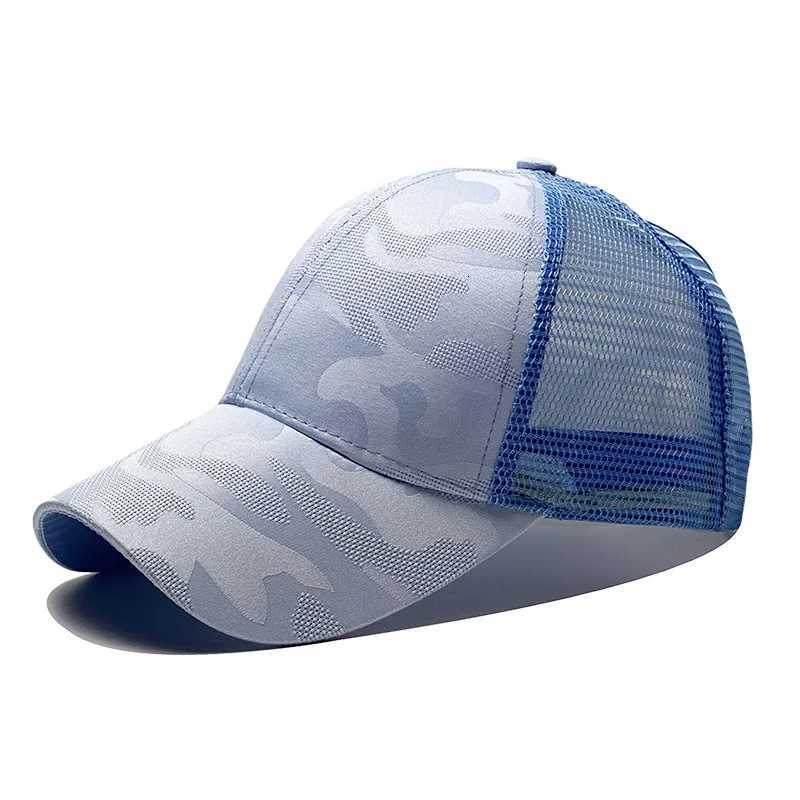 Summer Women 2025 Ponytail New Baseball Cotton Camouflage Mesh Hat Adjustable Sports Hat Girl Outdoor Casual Sun Hat M260626 - view 7