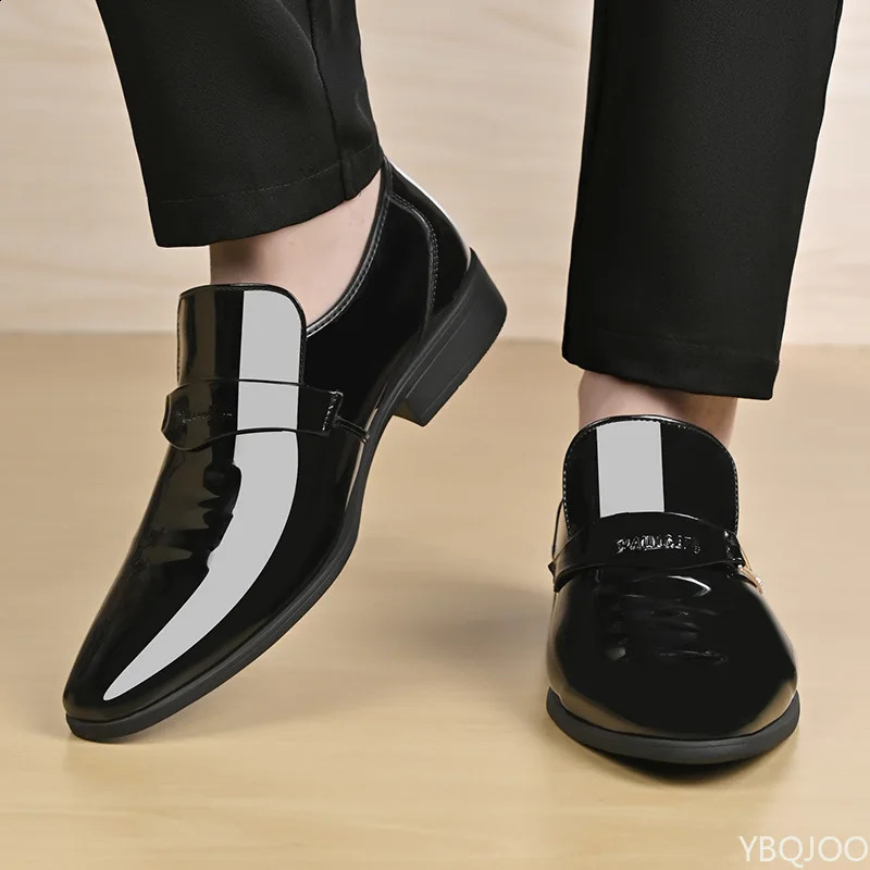 2026 Large Size Fashionable Mens Office Formal Shoes Low Cut Daily Comfortable Pointed Multifunctional Wedding 260624 - view 3