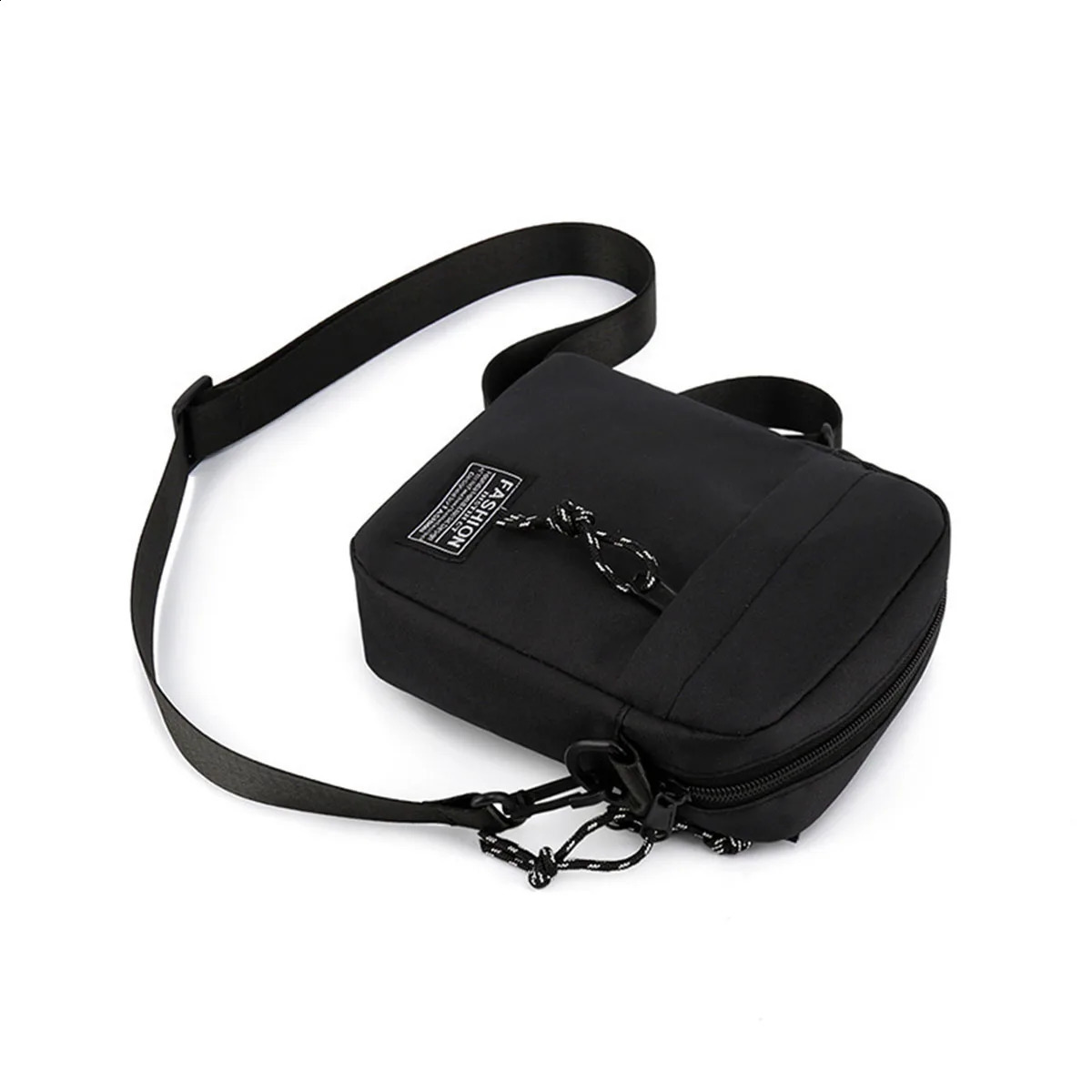 Multifunctional stylish lightweight and mini crossbodyshoulder bag for men - canvas phone bag casual sports small square bag 260626 - view 4