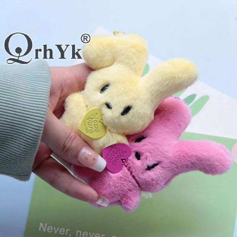 Kawaii Cartoon Rabbit Cute Plush Toys Doll Keychain Creative Backpack Pendant Decoration Kids Children Girls Boys Gifts 26Y0626 - view 3