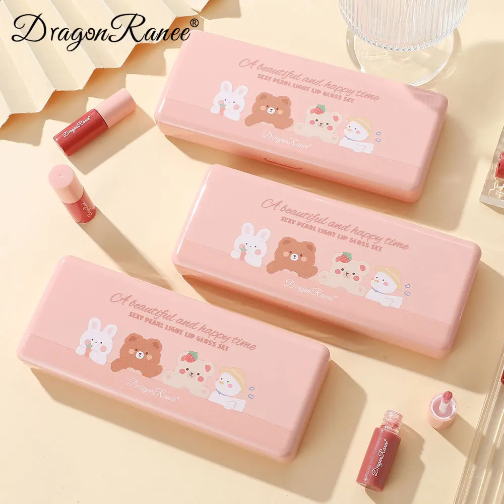 Set of 10 Shimmering Lip Glosses Easy-To-Apply Lip Glaze Non-Stick Non-Fading izing Shiny Lip Gloss Glass Lip Gloss with Fine Shimmer and Pearlescent - view 7