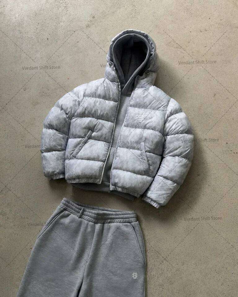 Y2K American Hip Hop Streetwear Oversized Zipper Hoodie Unisex Solid Color Retro Casual Style Fashionable Trendy Cotton Jacket J260626 - view 4