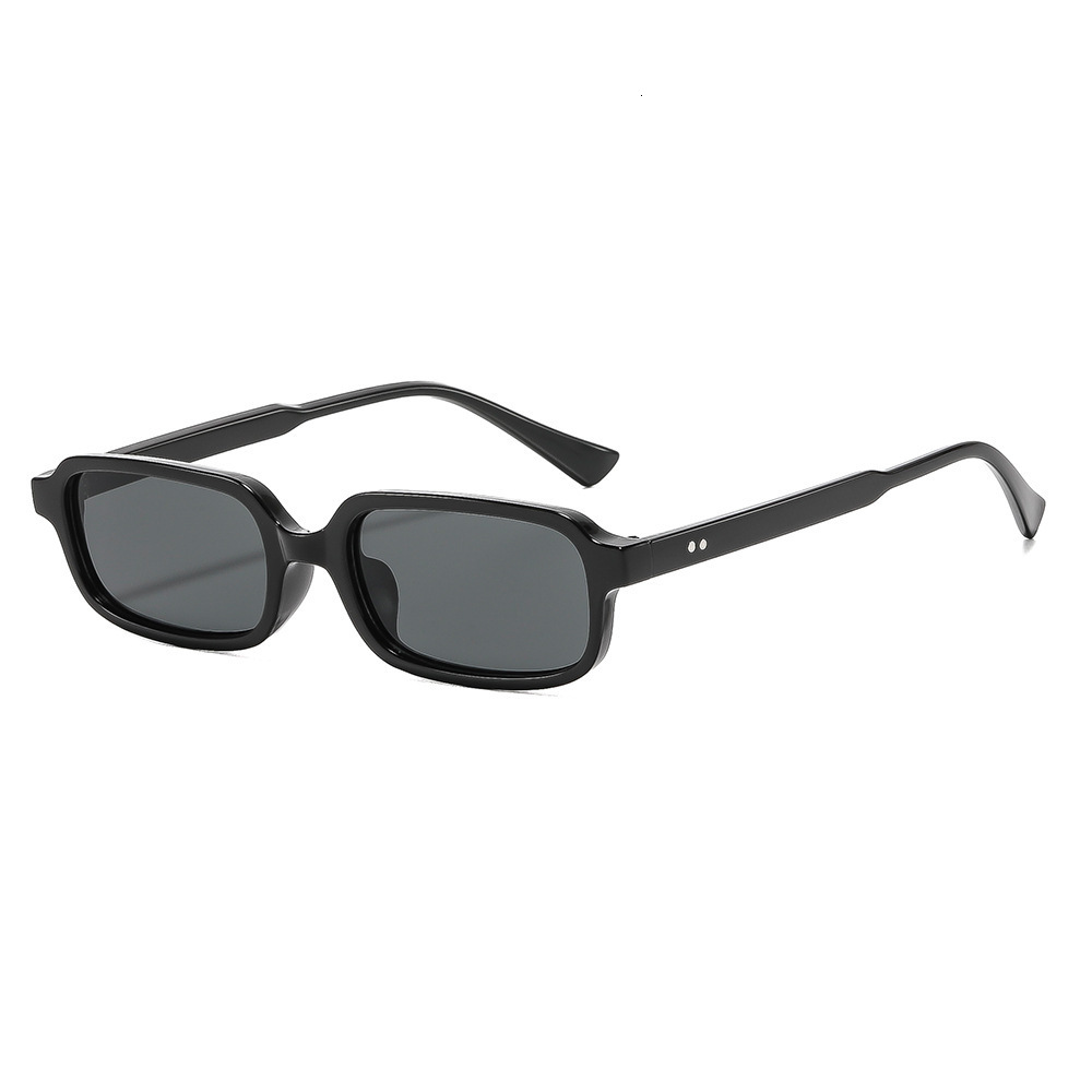 2026 New Bestseller: Small Square Frame PC Glasses With Metal Hinges, Rivets, Thin Legs For Men And Women - view 3