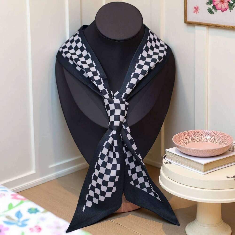 Fashion Silk Ribbon for Women Bag Handle Wrap Hair Tie Long Neck Scarf Multiuse Headband Elegant Daily Accessories 26Y06226 - view 6