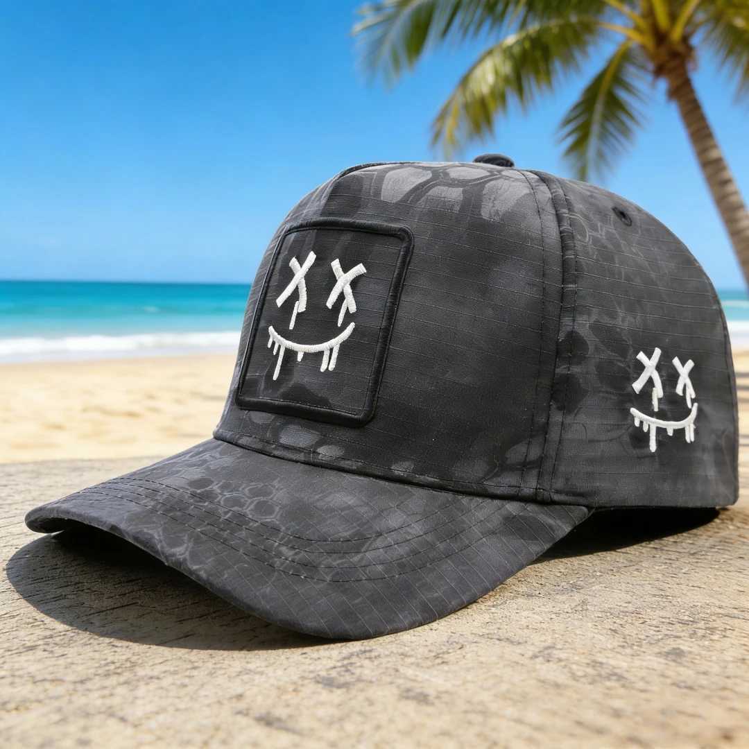 unique Fashionable camouflage hat with embroidery design - stand out in summer style ideal for casual outings paired with swim M260626 - view 7