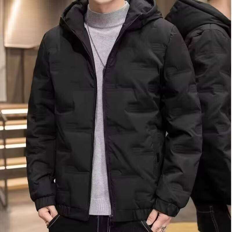 Hooded down jacket men's short 2025 new brand trendy cool thick winter coat W260626 - view 4