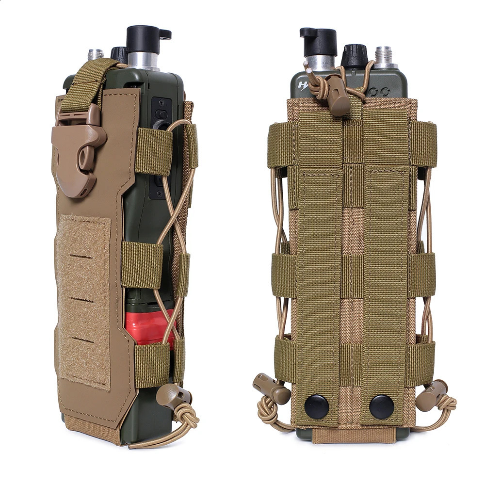 Outdoor Sports Molle Water Bottle Pouch Radio Canteen Cover Holster Waist Pack Hunting Hiking Travel Kettle Holder Bags 260626 - view 4
