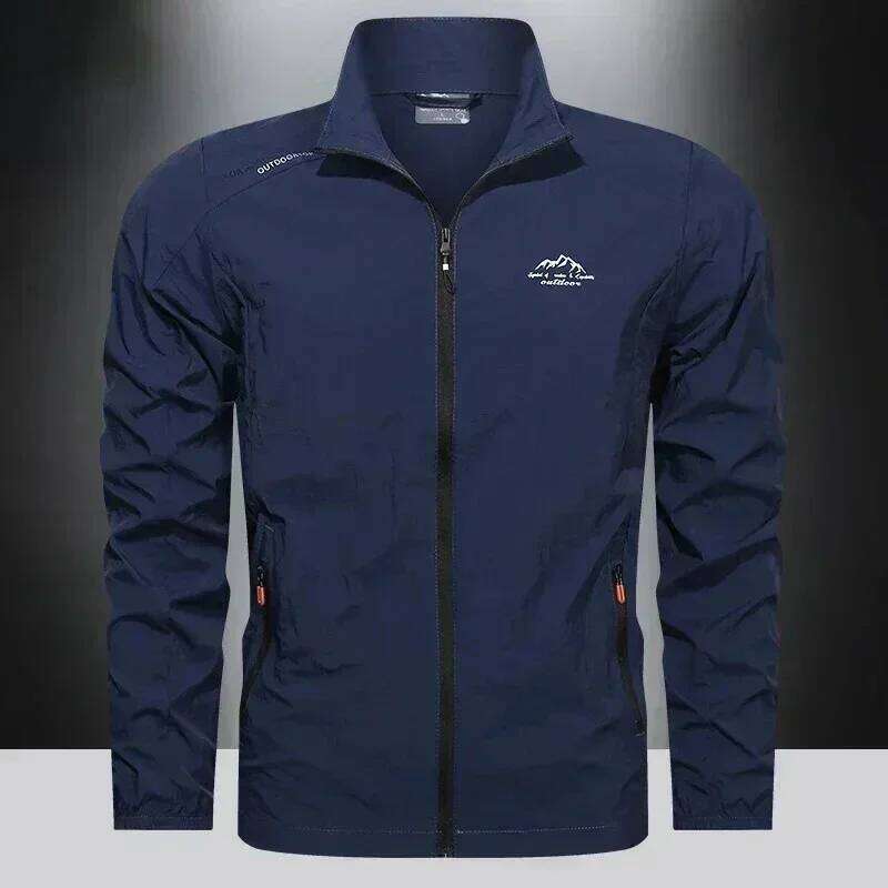 UPF100+ Men Summer Windbreaker Zip Pockets Uv Sun Protection Jackets Breathable Ultra-light Clothes Outdoor Skin Thin Coats Camp W260626 - view 3