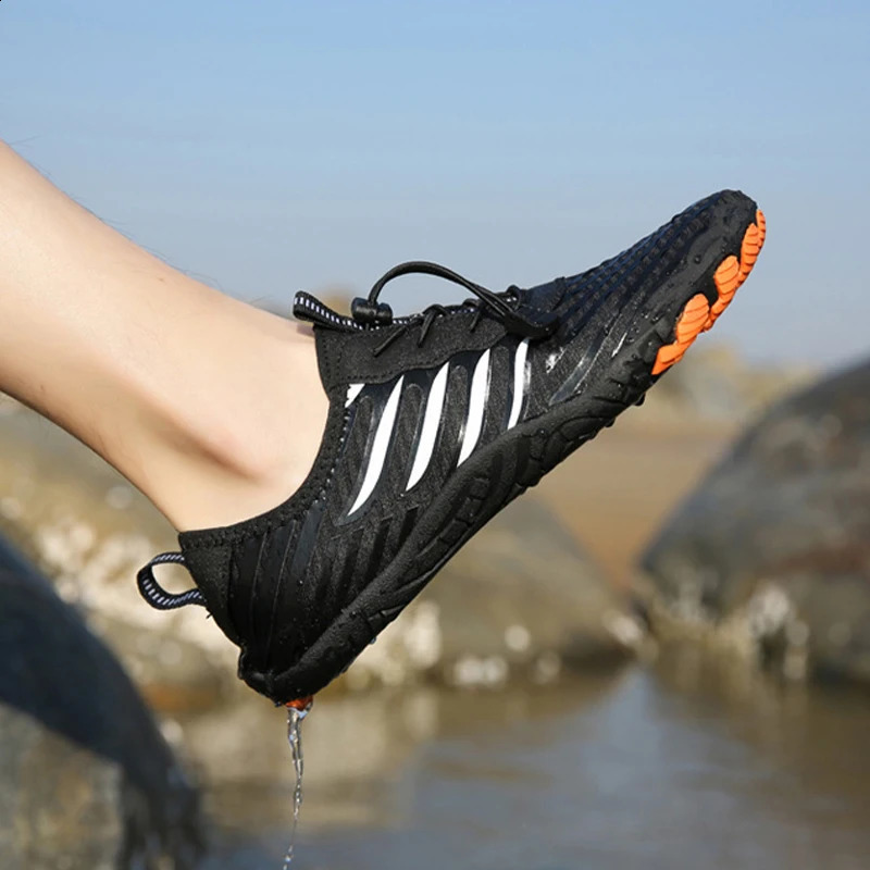 QuickDry Water Shoes For Men Barefoot Outdoor Aqua Lightweight Wading Beach Swimming Fitness Cycling Breathable Sneakers 260626 - view 4