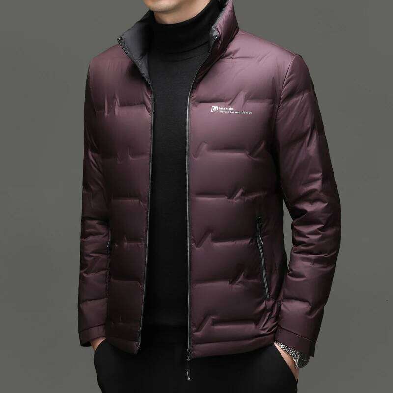 Winter 2026 Light Luxury Brand Coat 90% White Duck Down Lining Outdoor Leisure Sports Men's Jacket J260626