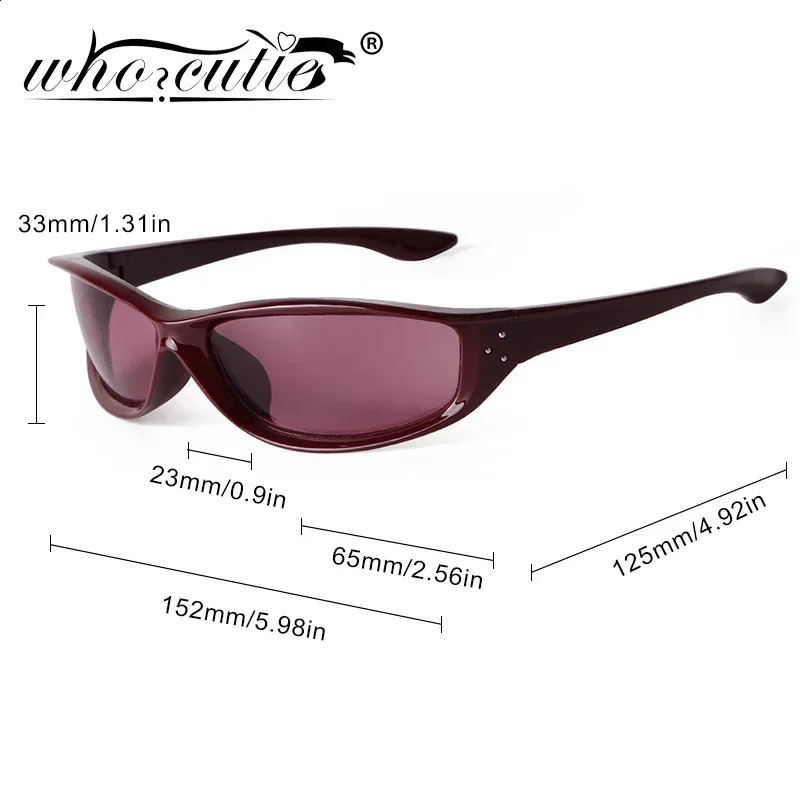 Retro Y2K Mirror Wrap Sport Sunglasses Men Women ner Vintage Rectangle Shade Eyewear Male Cycling Driving Sun Glasses 260626 - view 6