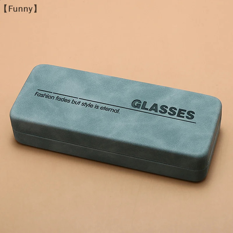 1Pc Rectangular Leather Portable Anti-Stress Hard Shell Glasses Case Protective Eyewear Protector Sunglasses Storage Case 260625 - view 4