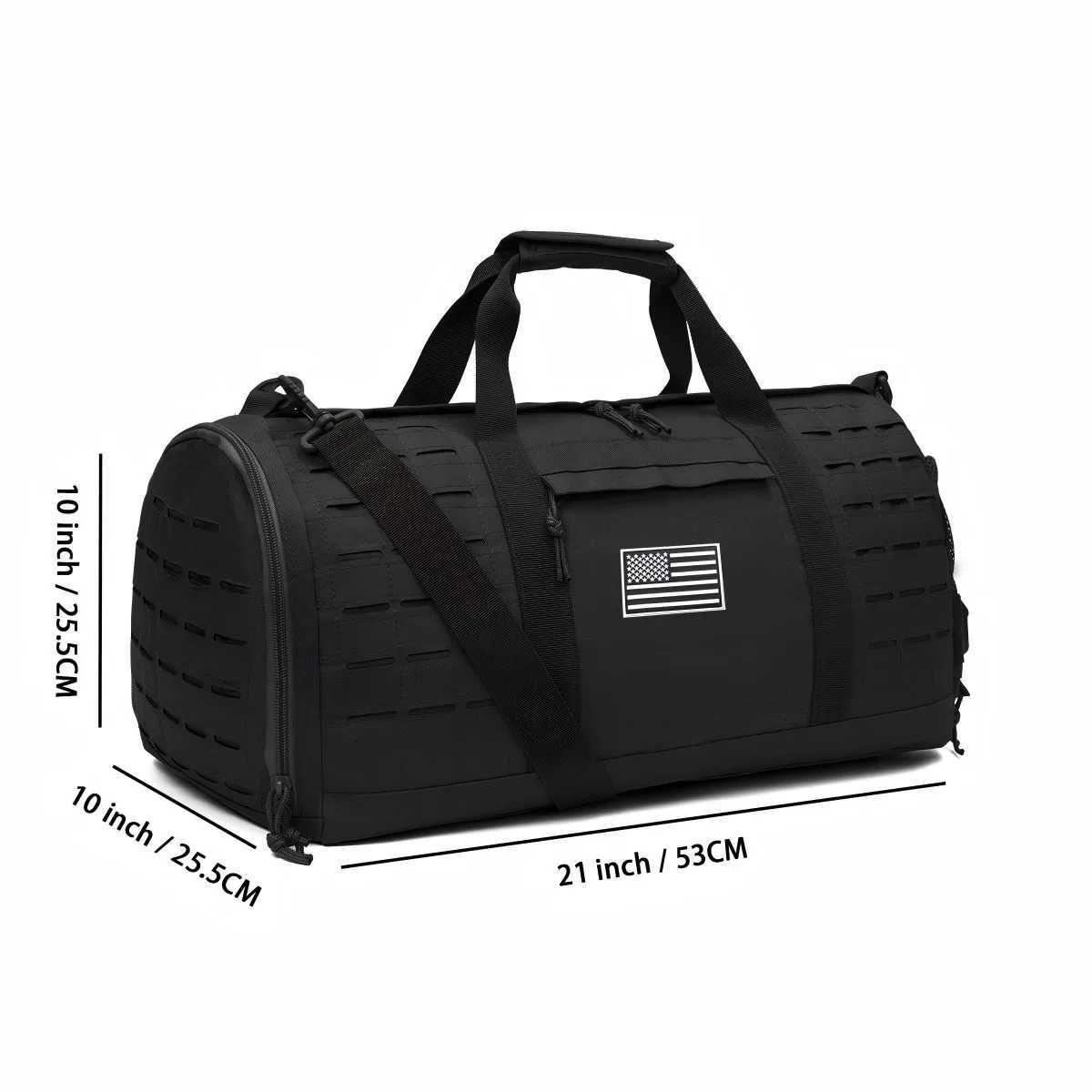 Tactical 40L Bag Sports Fitness Travel Tote Mens Fitness Training Shoes Basketball Travel Bag Handy Luggage M260626 - view 5
