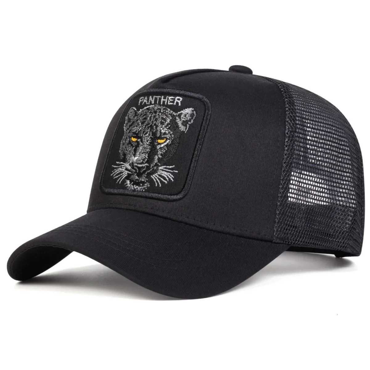 PANTHER Embroidery Baseball Net Unisex Caps Spring and Summer Outdoor Adjustable Casual Hats Sunscreen Hat Sports M260626 - view 3