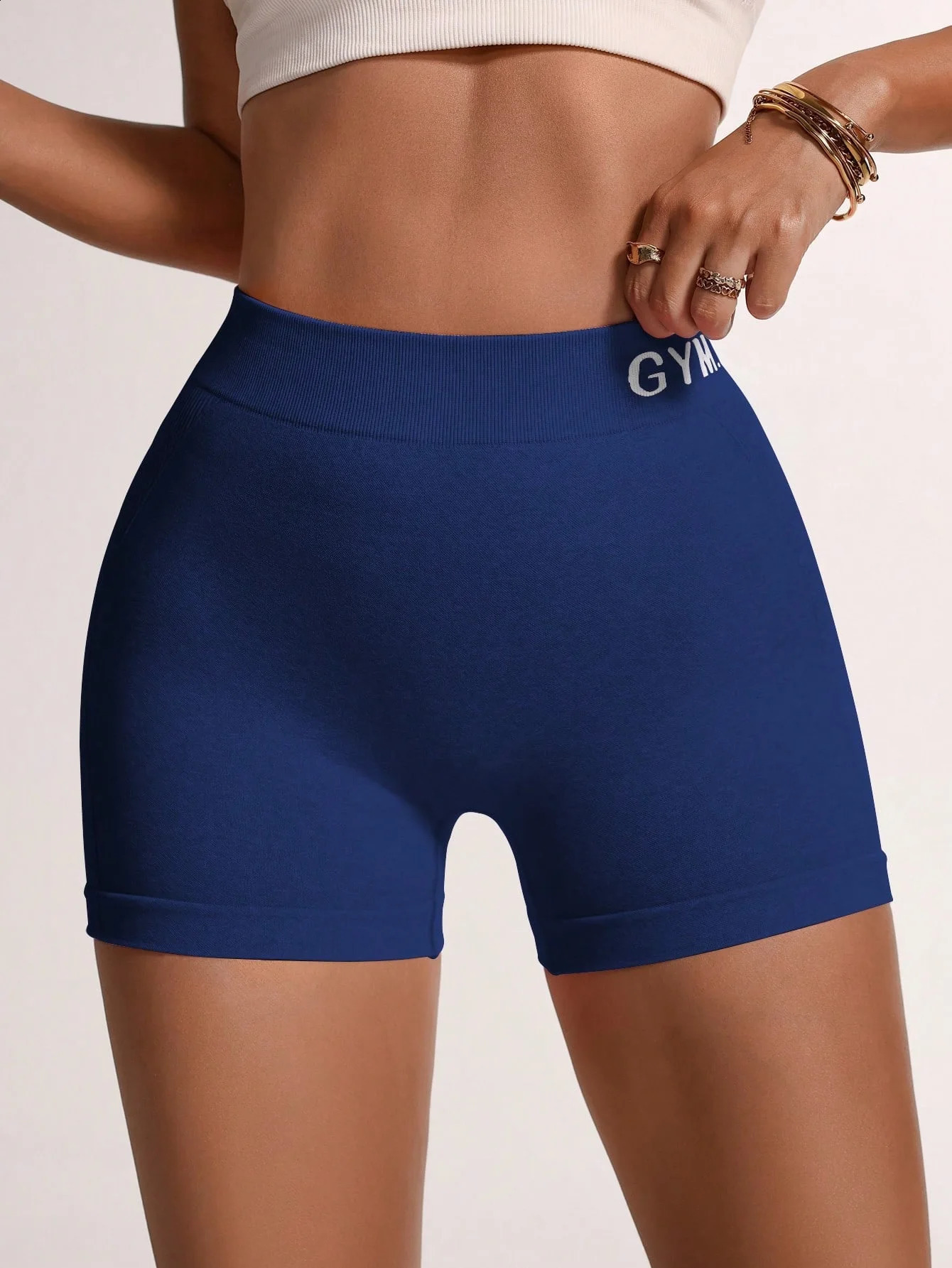 Womens letter shorts breathable nylon fabric V-shaped buttocks a good choice for yoga running and cycling 260626 - view 4