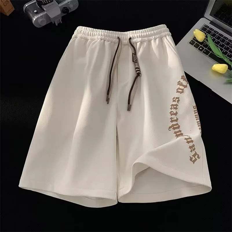 M-5XL Men Shorts Casual Short Pants Oversize Beach Shorts Retro Letters Print Sports shorts Five Points Shorts Mens Clothing i260616 - view 5