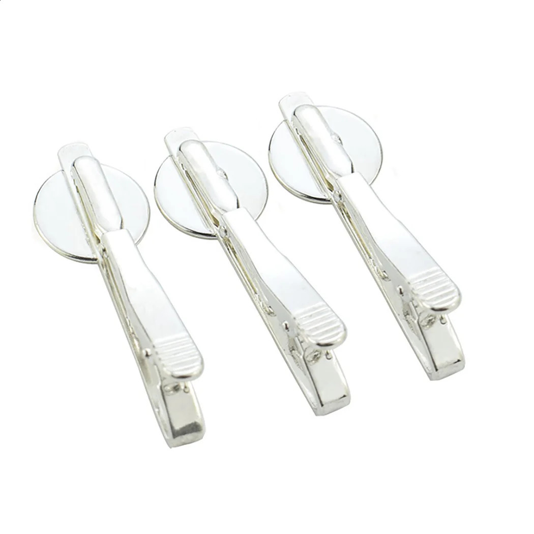 5 PCS/lot 16mm Glass Cabochon DIY Tie 16 MM Tie Clip Base Blank Jewelry Settings Fit Clips Dad Boyfriend Husband 260626 - view 7