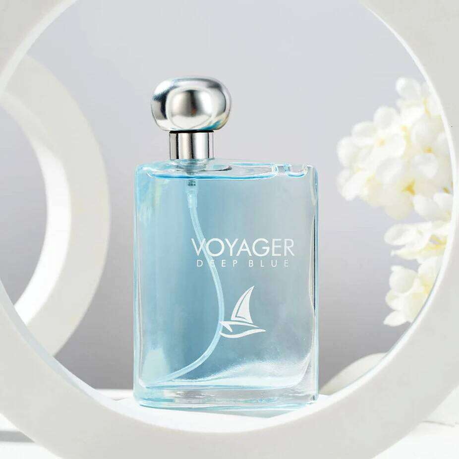 100ML 3.4FL.OZ Voyager Long Lasting Perfume Hombre, Woody Aquatic Eau de Parfum for Men, Musk Cedar Cologne Men Fragrance Spray 26L0626 - view 5