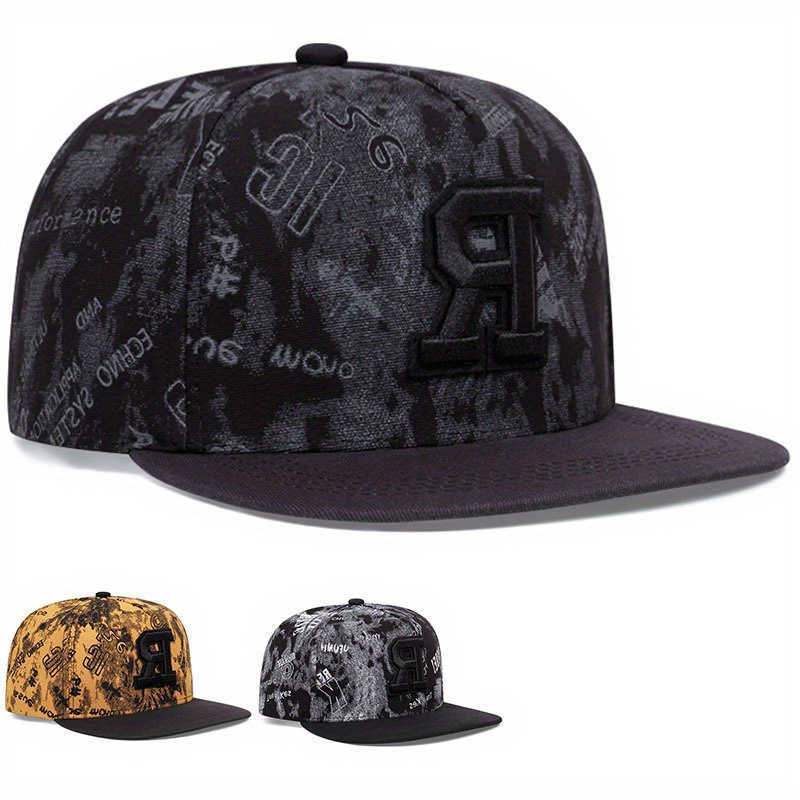 High Quality Fashion Letter New Embroidered Graffiti Style Hip Hop Hat Versatile Retro Casual Sun Unisex Baseball Hat Adjustable M260626