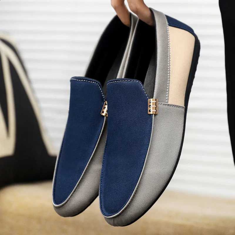 Fashion spring summer mens casual single shoes breathable one foot lazy driving large 260626 - view 6