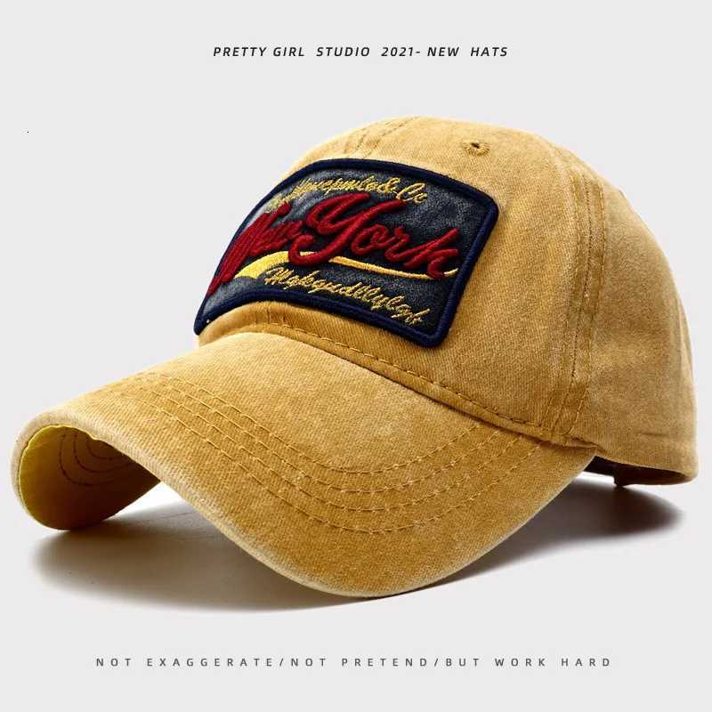 Trendy Trucker Hat for Men Baseball for Men Embroidered English Letters Summer Sun Hat Vintage Washed Soft Top Trucker Hat M260626 - view 6