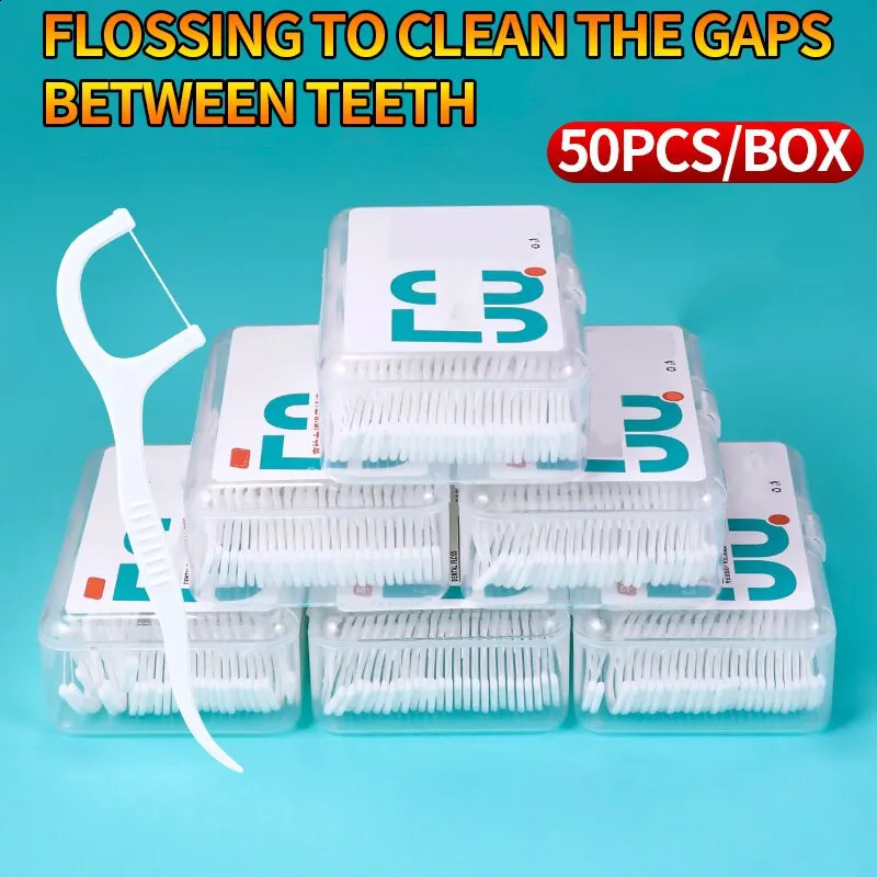 150pcs Dental Floss Plastic ToothpicksDisposable Cleaning between TeethSeparate BoxOral Care 260626