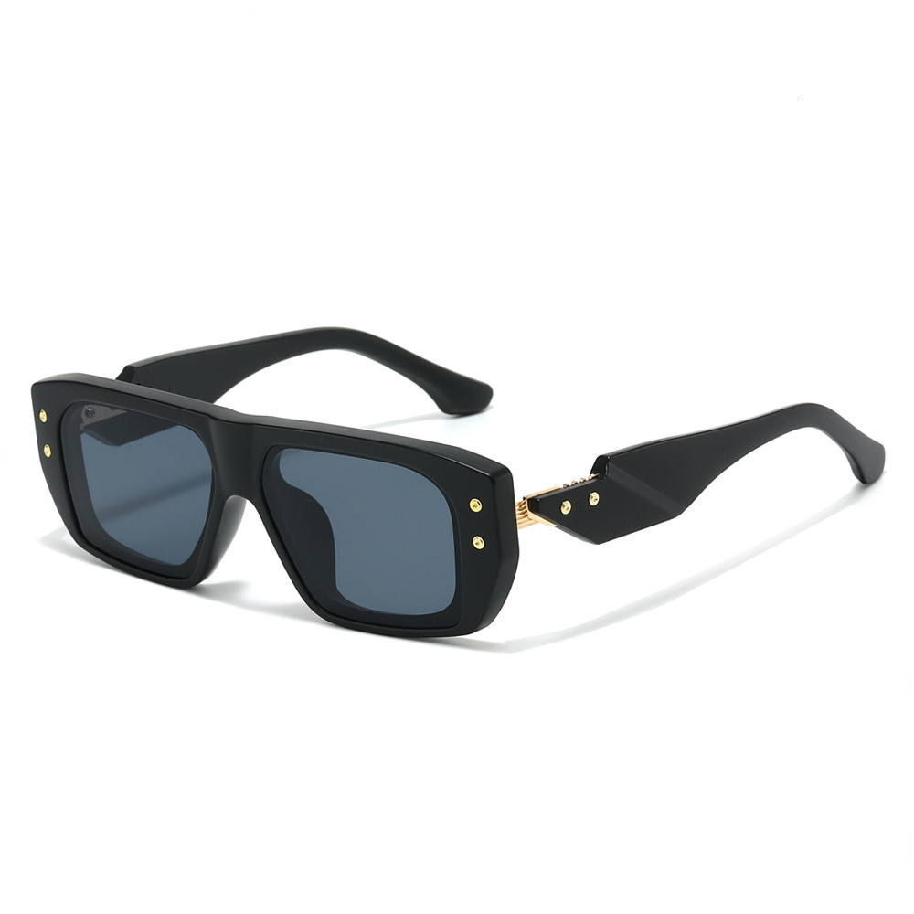 Square-Shaped Niche Fashion, New European And American Men's Sunglasses, Trendy 2026, High-End Feel - view 3