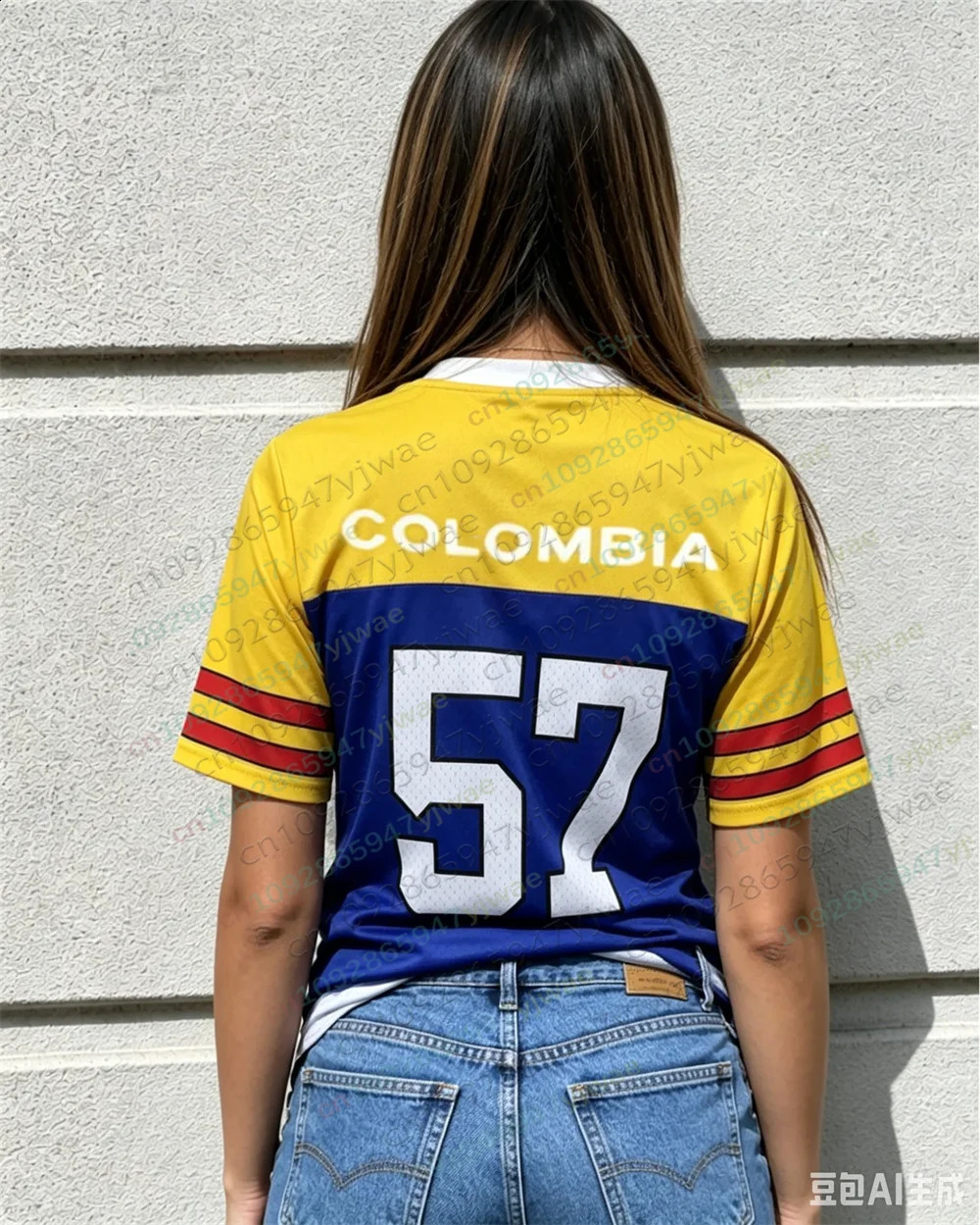 Colombia Breathable Sportswear Short Sleeved Fashionable Streetwear Top Y2k Summer MenS And WomenS TShirt 260626 - view 4