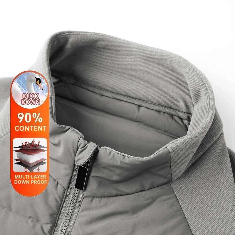High End 90% Light Brand Casual Fashion Men Down Jacket Streetwear New Windbreaker Stand Collar Puffer Winter Feather Coats J260626 - view 6