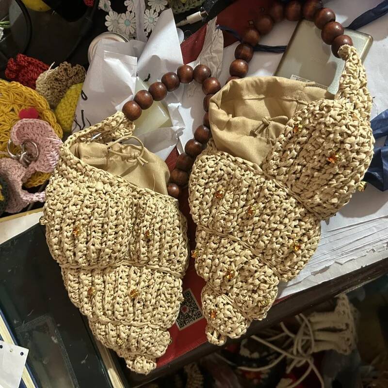 Hand-Woven High Quality Conch Luxury Pearl Chain Women Seaside Holiday Creative Shoulder Cute Shell Brand Crossbody Bag Andralyn - view 4