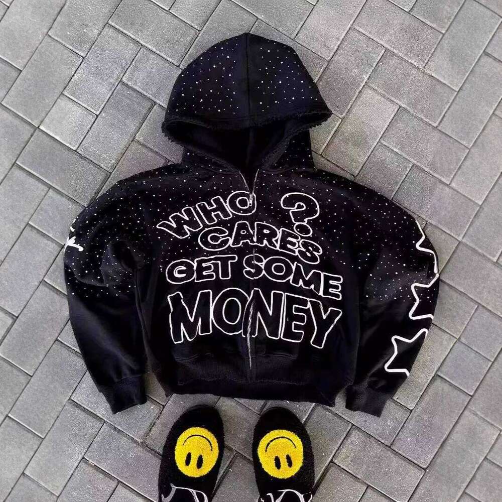 Dark Style 3D Print Hoodie High Street Hip Hop Cardigan Loose Fit Men Women Unisex Oversized Pullover Streetwear Graphic Digital W260626 - view 3